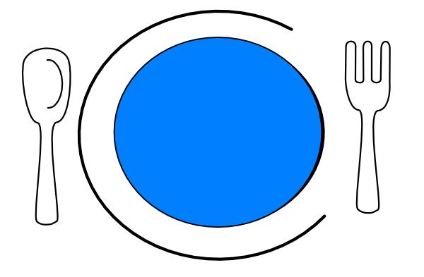 ภาพ ระบายสี ช้อน ส้อม (600x393)