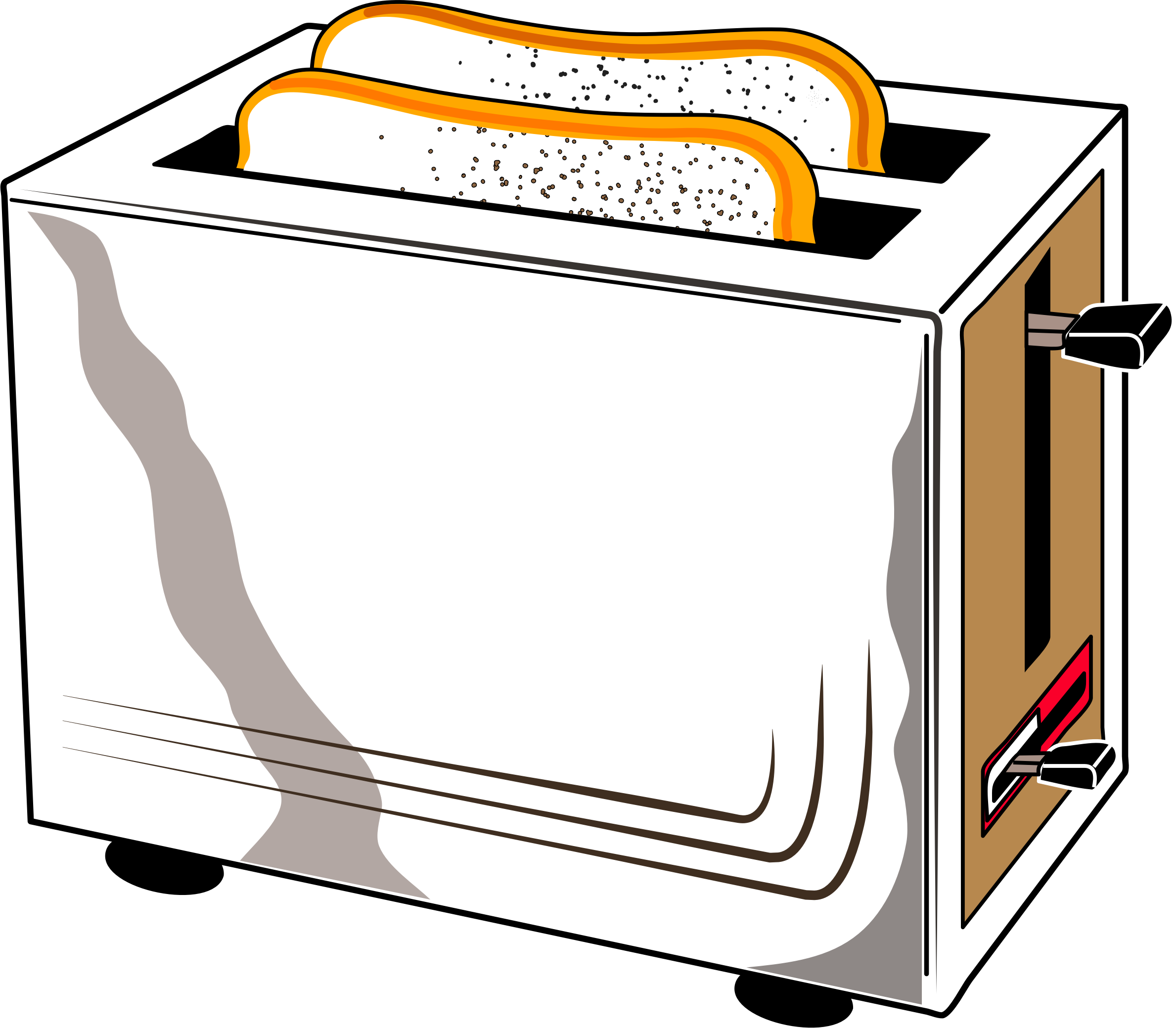 Big Image - Toaster Clipart (2378x2079)