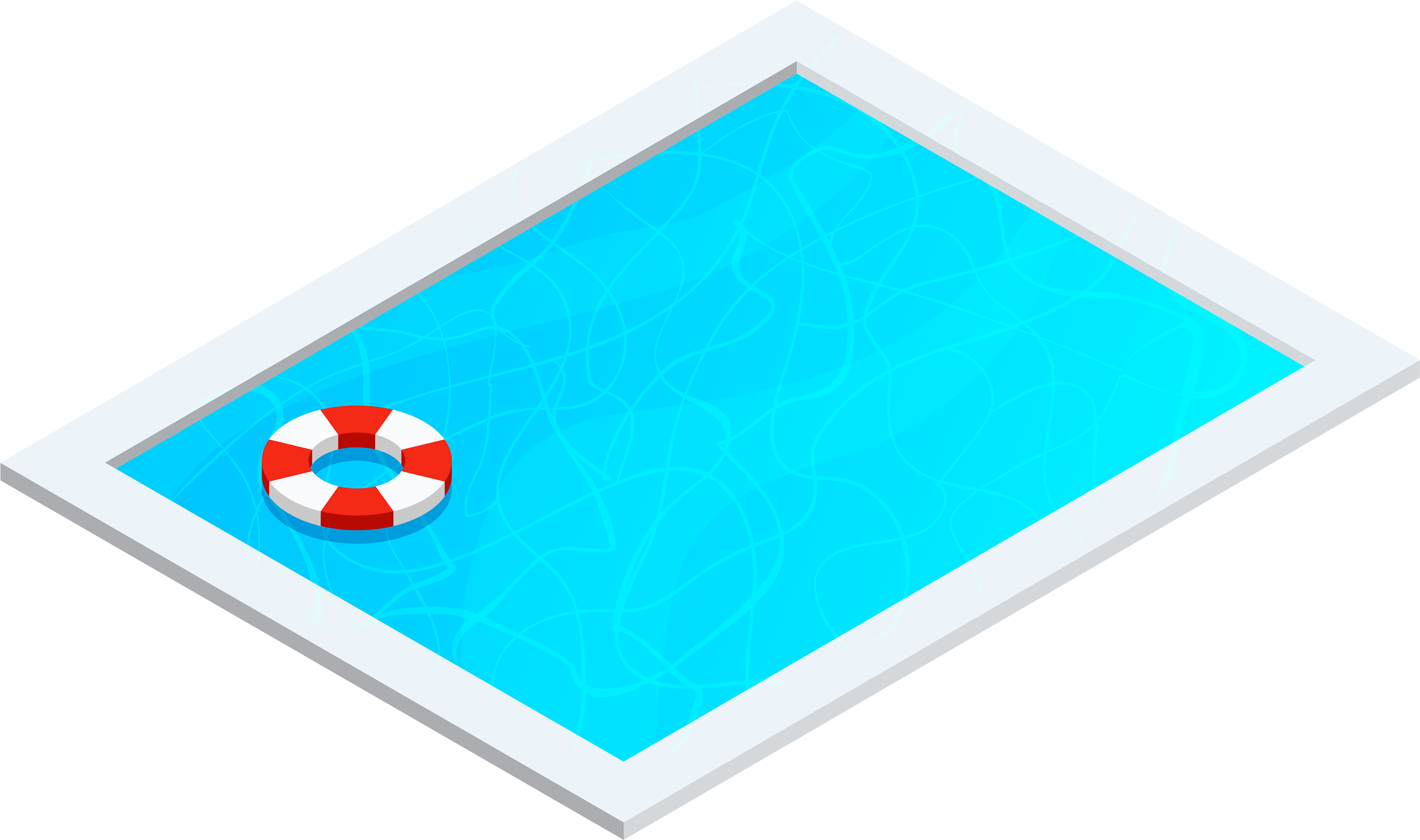 Pool Clipart Transparent - Pool Clipart Png (4000x2367)