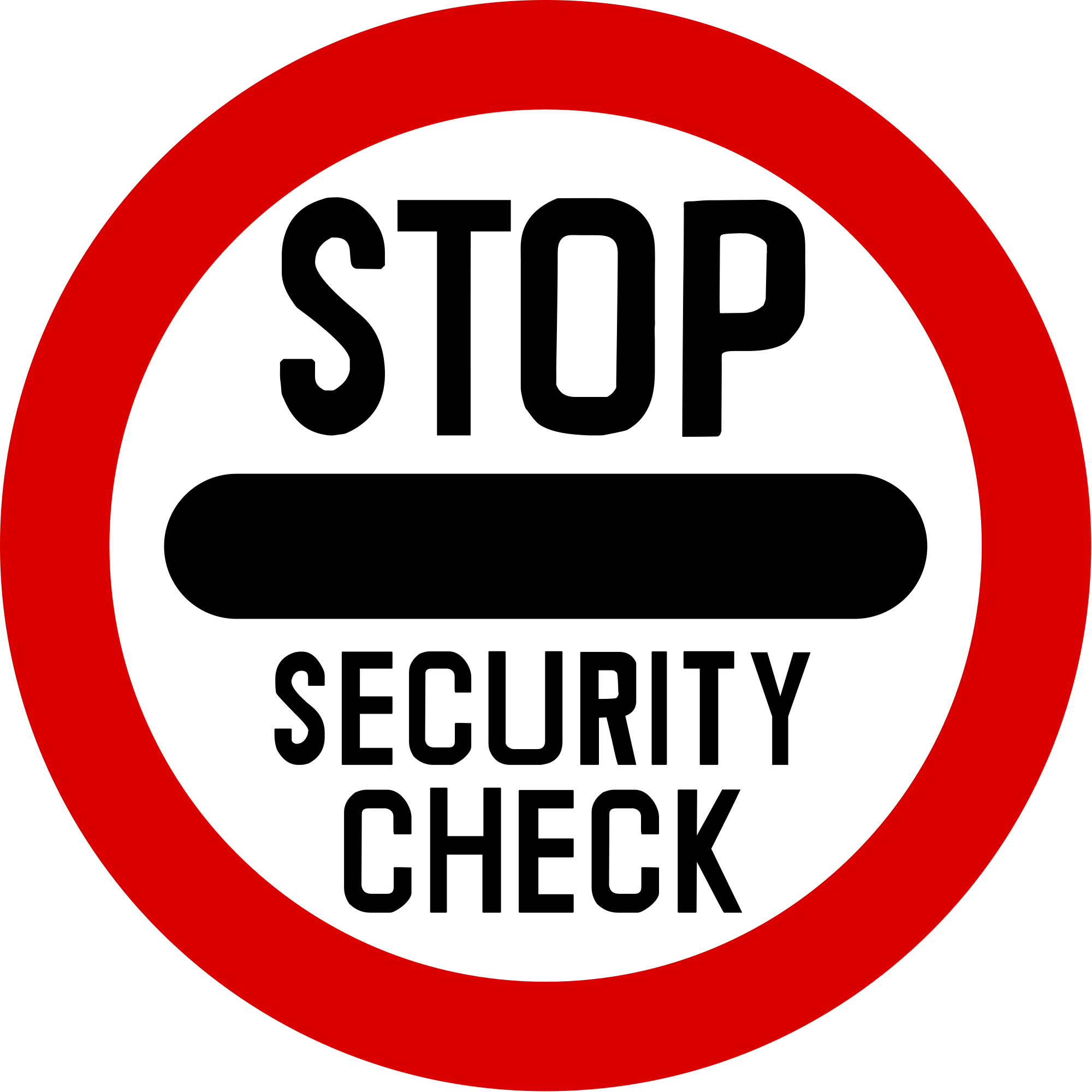 Wikimedia Foundation Teamed Up With Isec Partners And - Stop Security Check Signage (2000x2000)