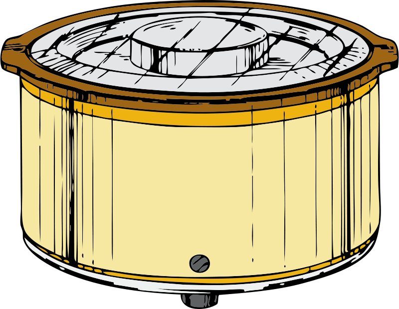 Kitchen Free Crockpot - Crock Pot Clip Art (966x750)