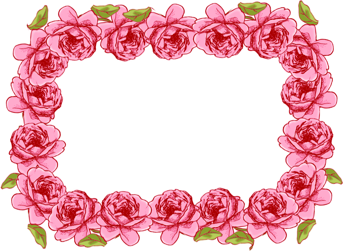 Pink Vintage Frames Png (1280x986)