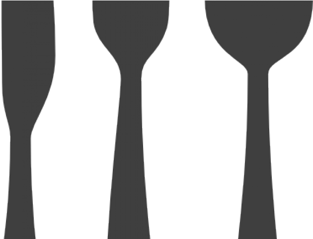 Cutlery Clipart Clip Art - Silhouette (640x480)