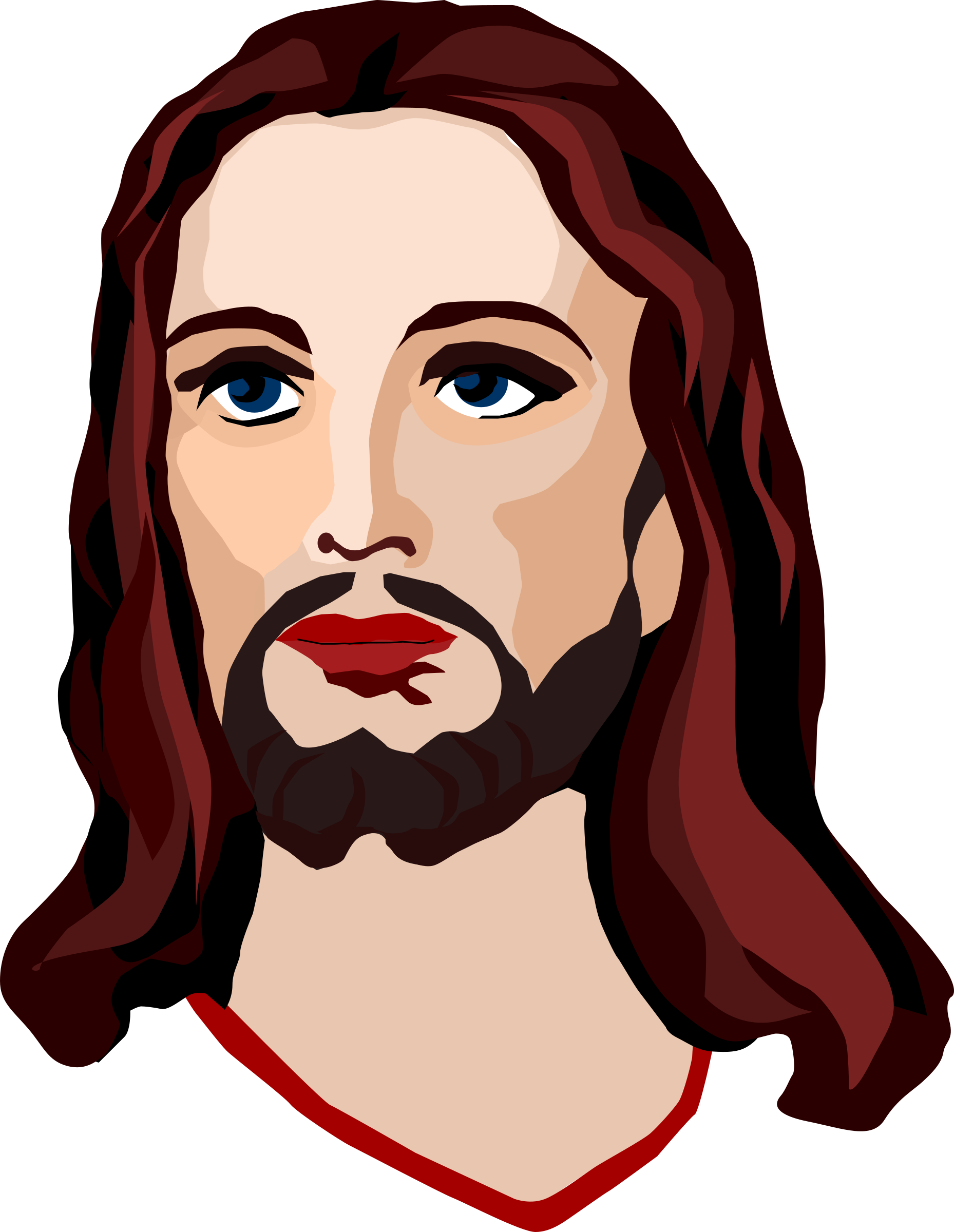 Jesus Clip Art Black And White Free Clipart Images - We Gonna Party Like It's My Birthday Christmas Shirt (1858x2400)
