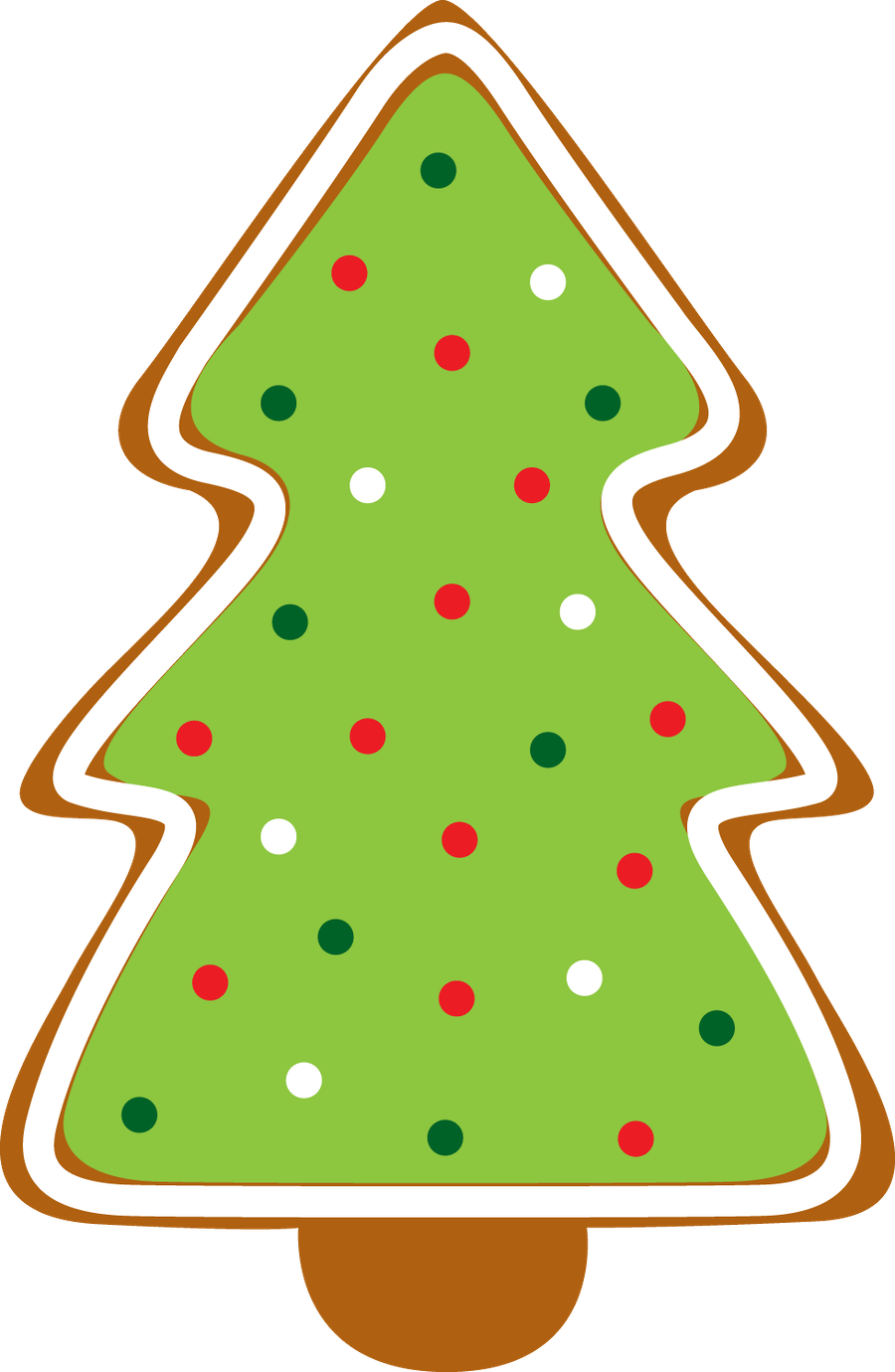 Trees ‿✿⁀°••○ - Christmas Cookie Clip Art (900x1380)