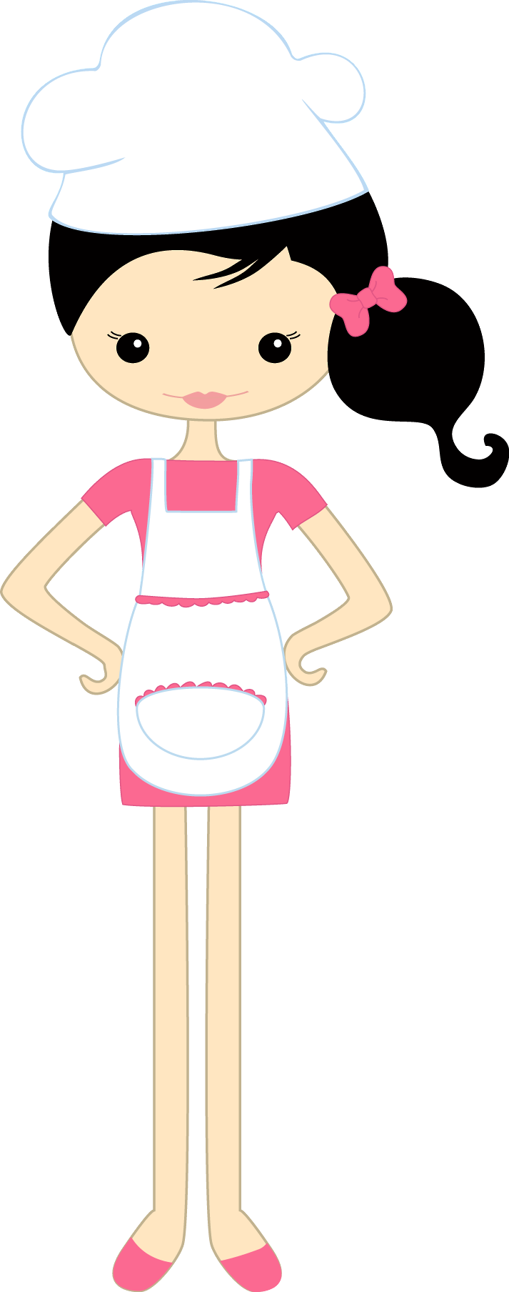 ○‿✿⁀kitchen‿✿⁀○ - Chefe De Cozinha Mulher Em Desenho Png (713x1808)