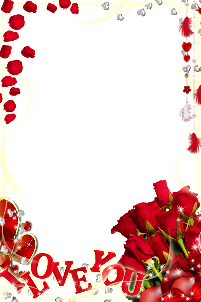 Love Frame Png Clipart - Love Photo Frames (683x1024)
