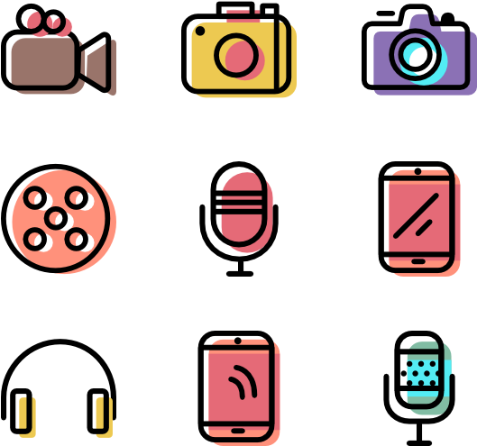 Color User Interface Assets 20 Free Icons - Icons For Gadgets (600x564)