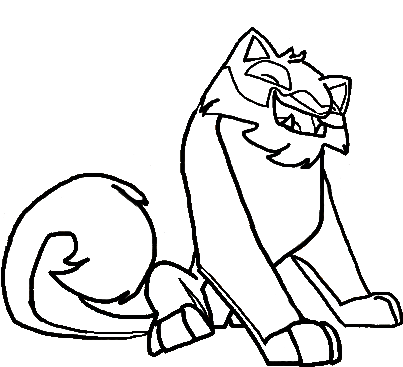 Animal Jam Snow Leopard Laughing Base By Digiponythedigimon - Snow Leopard (640x440)