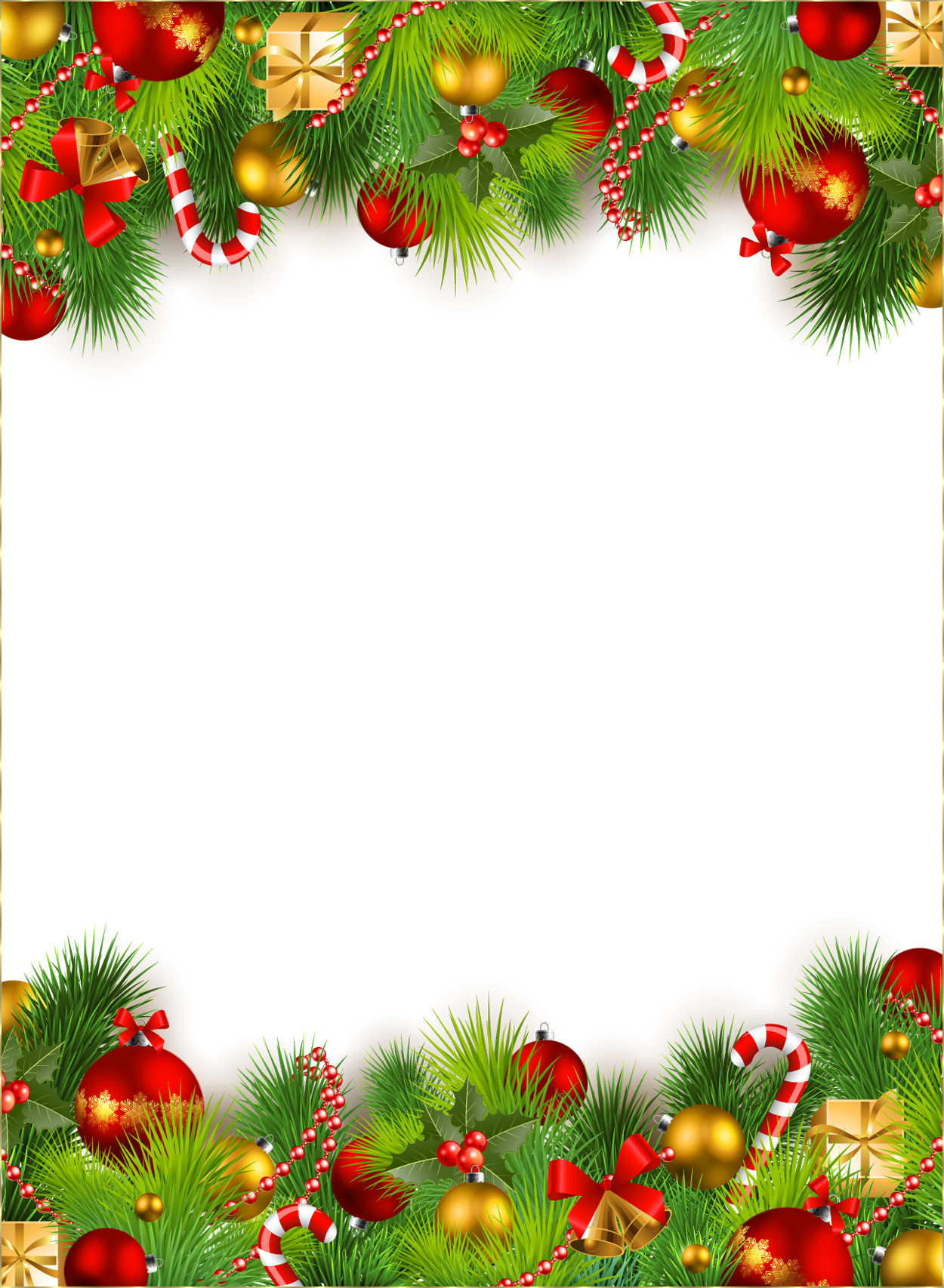 Christmas Frame Png - Christmas Frame Png (1250x1706)
