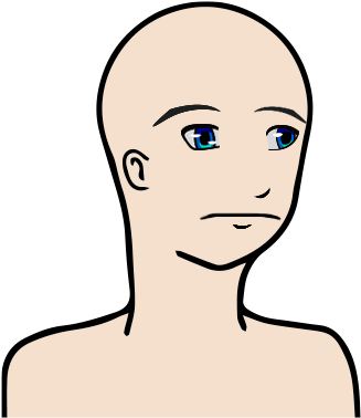 Anime Guy Portrait Base By Water16dragon On Deviantart - Illustration (602x502)