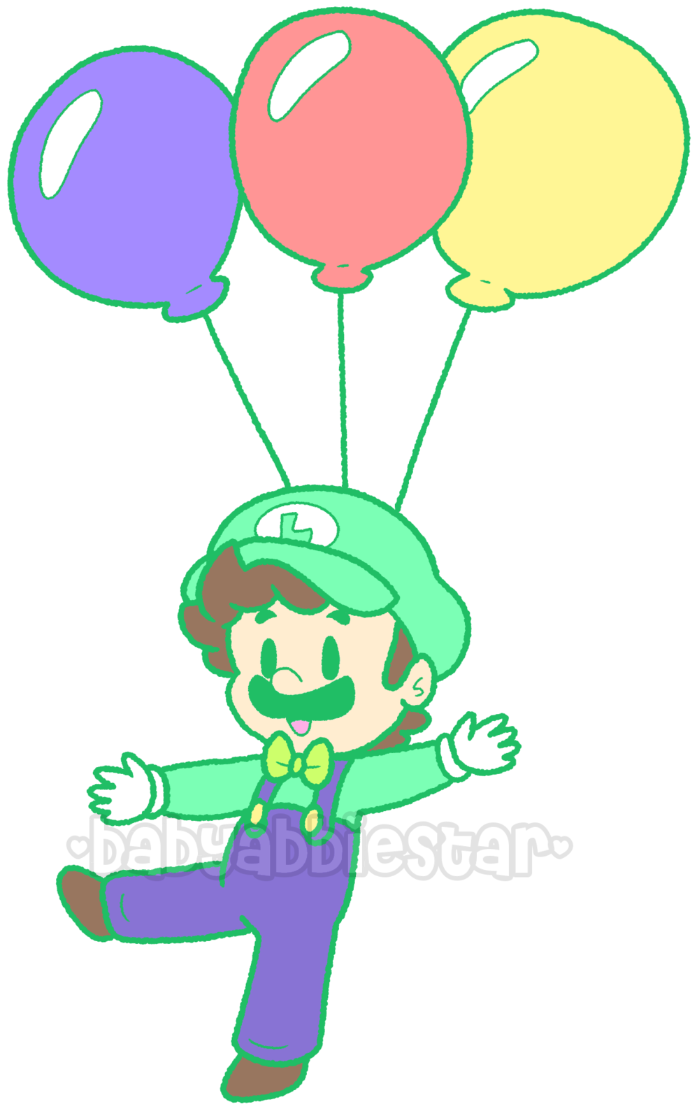 Balloon Luigi By Babyabbiestar Balloon Luigi By Babyabbiestar - Balloon Luigi By Babyabbiestar Balloon Luigi By Babyabbiestar (1024x1615)
