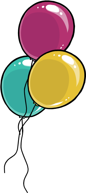 A Bunch Of Balloons - Bunch Of Balloon (543x875)