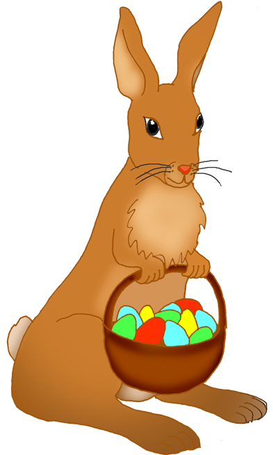 Smart Ideas Easter Candy Clipart Bunny - Color Is An Easter Bunny (459x709)