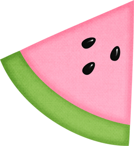 Arana Альбом «scrap Kits / Scrap Kit 4 / Sk Pool Party - Pink Watermelon Slice Clip Art (458x500)