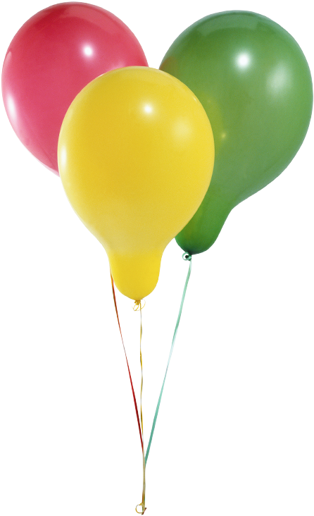 Balloon Clipart Three - Three Balloons Clip Art (450x738)