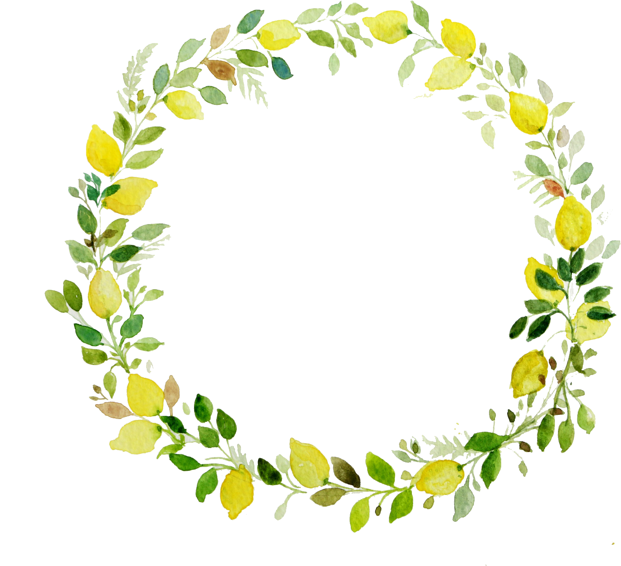 How To Paint A Basic Leaf With Watercolors - Free Watercolor Wreath Png (2417x2147)
