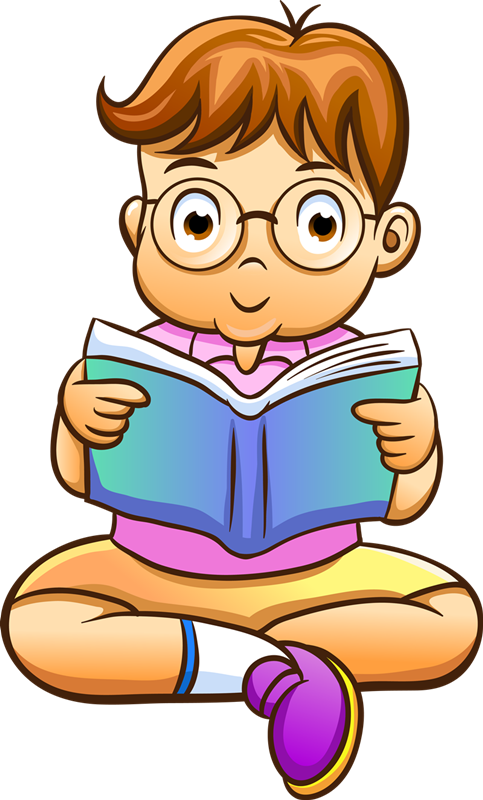 School Dayschildren Drawingclip Artdrawingsschool - Читает Книгу Png (483x800)