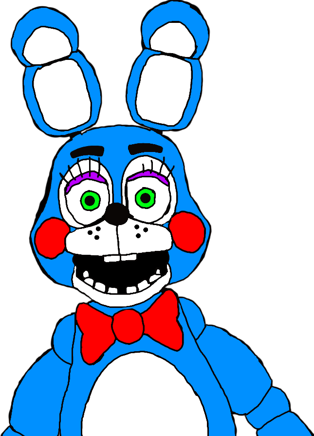 Toy Bonnie Drawing By Tattleangusmlg On Deviantart - Fnaf Toy Bonnie Drawing (645x895)