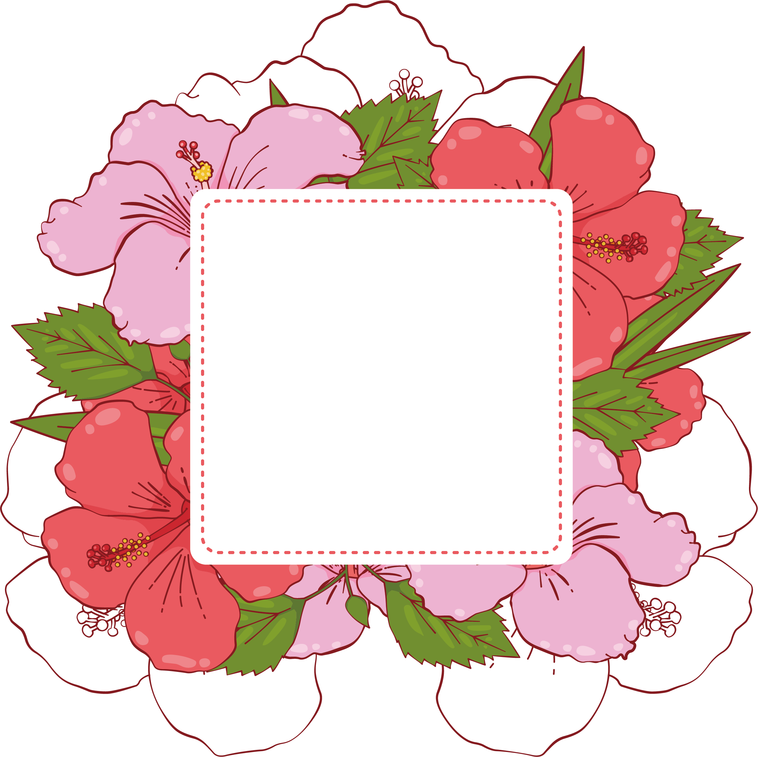 Flower Adobe Illustrator Clip Art - Flower Adobe Illustrator Clip Art (2432x2429)