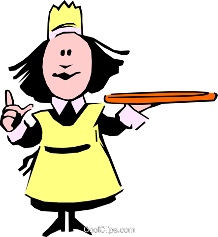 Inspirational Cartoon Waitress Cartoon Waitress Royalty - Waitress Clip Art (443x480)