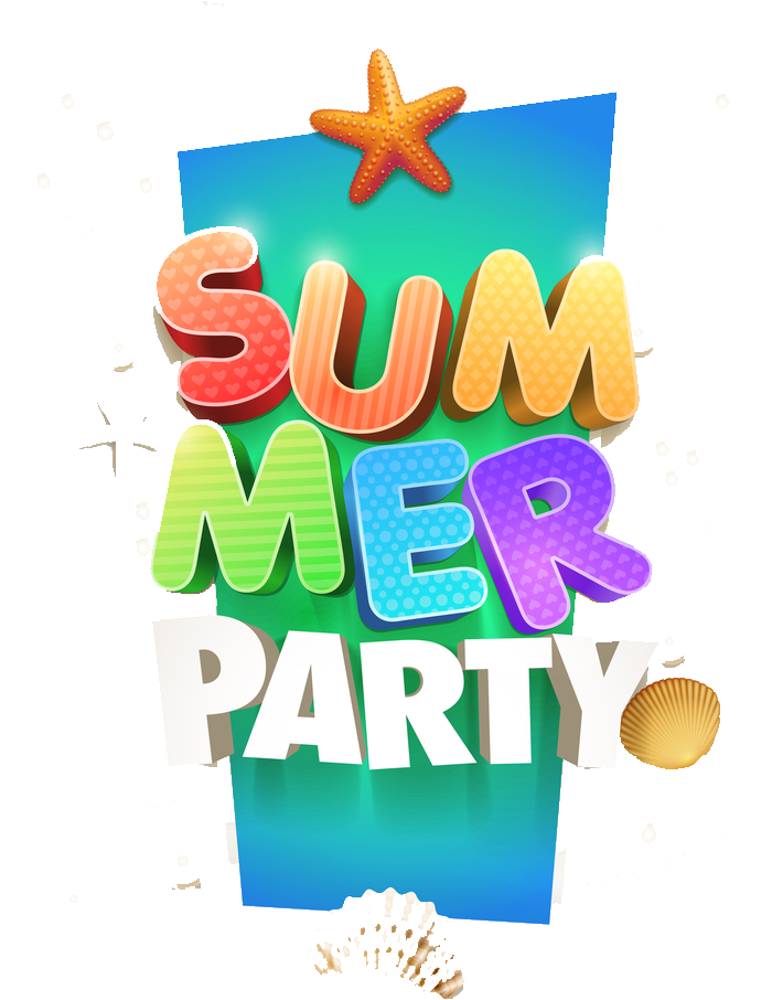 Summer Party Png Image - Summer Party Logo Png (722x1000)