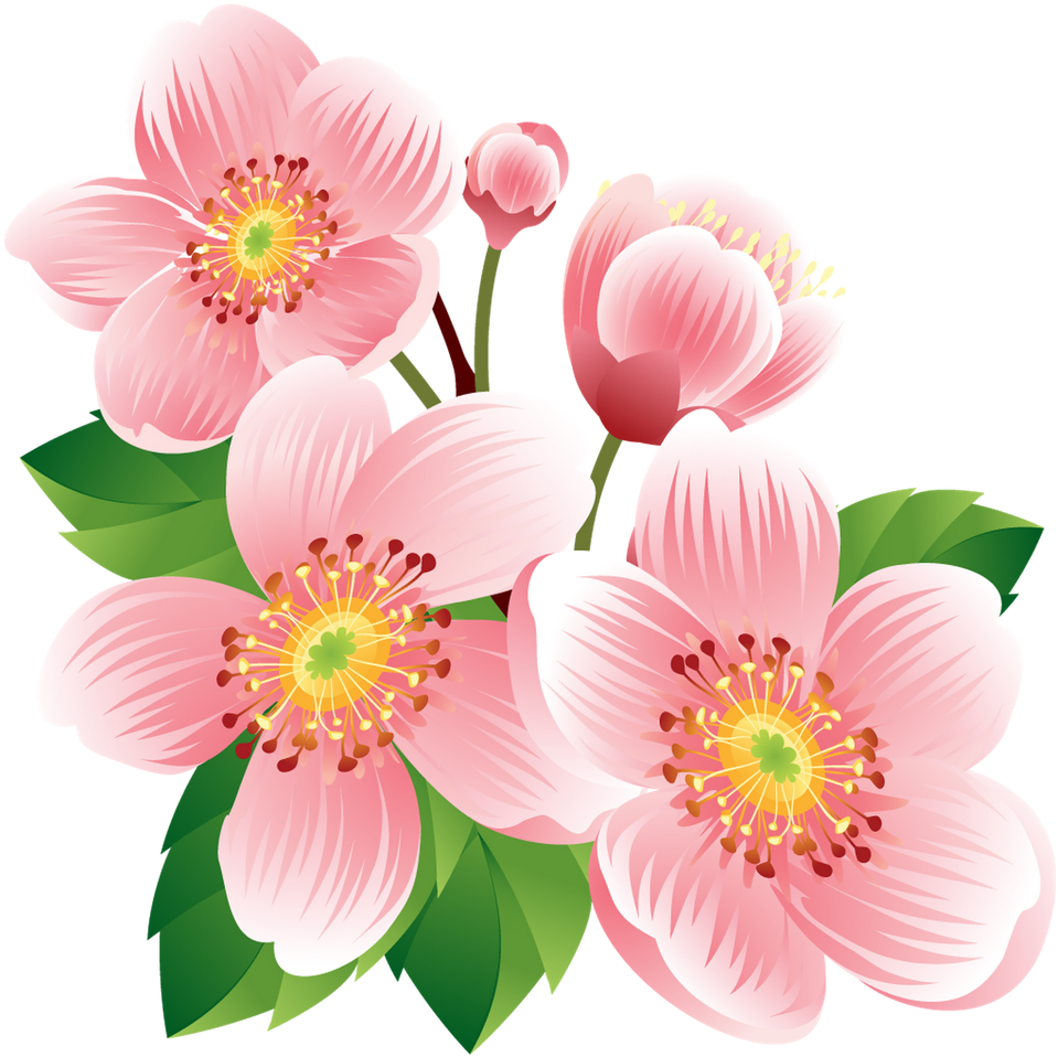 Floral Flower - Clipart Flowers (1600x1346)