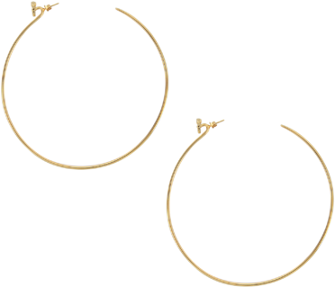 Joanna Laura Constantine Large Nail Earrings Gold Women,large - Earrings (470x470)