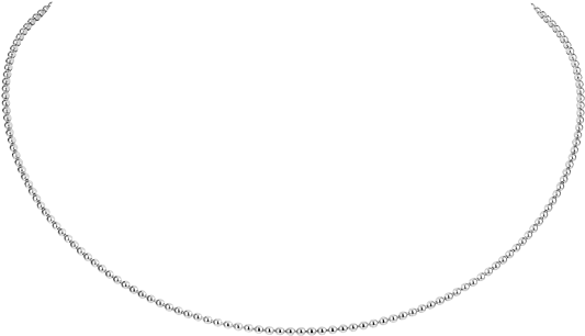 Cartier Short Necklace In White Gold - Circle (532x532)