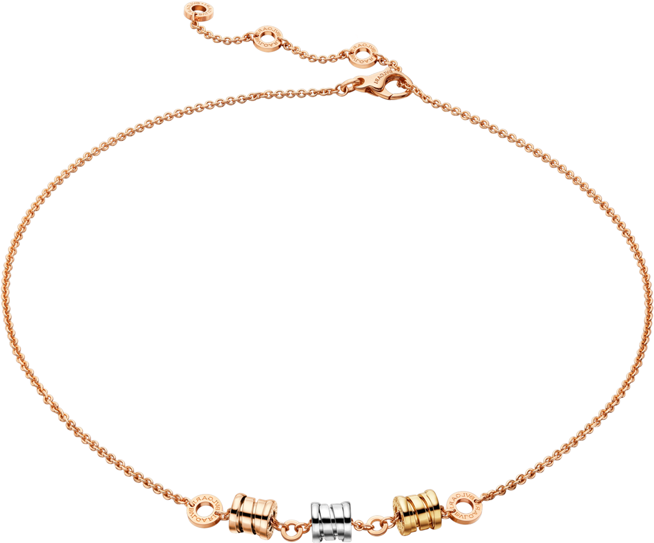 Replica Bvlgari B - Bijoux Fantaisie Rose Femme (1404x1404)