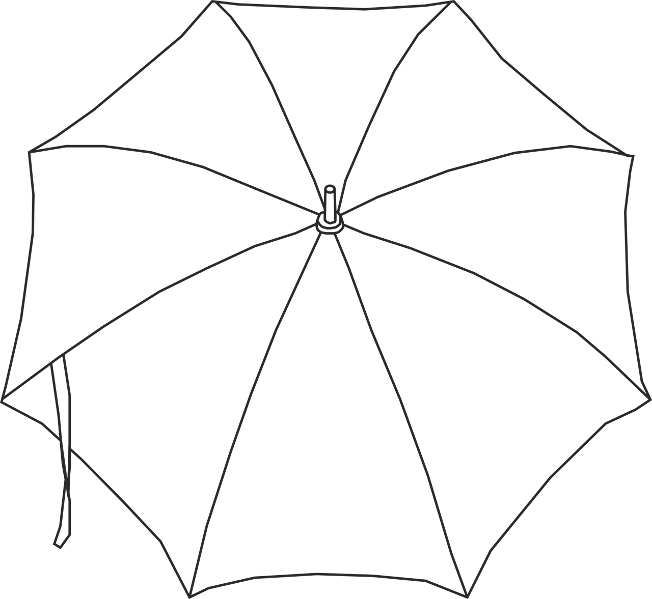 White Symmetry Structure Line Art Pattern - White Symmetry Structure Line Art Pattern (1280x1177)