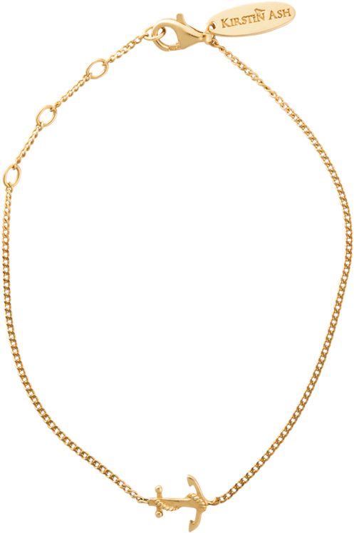 Gold Anchor Bracelet Etsy - Charm Bracelet (939x1024)