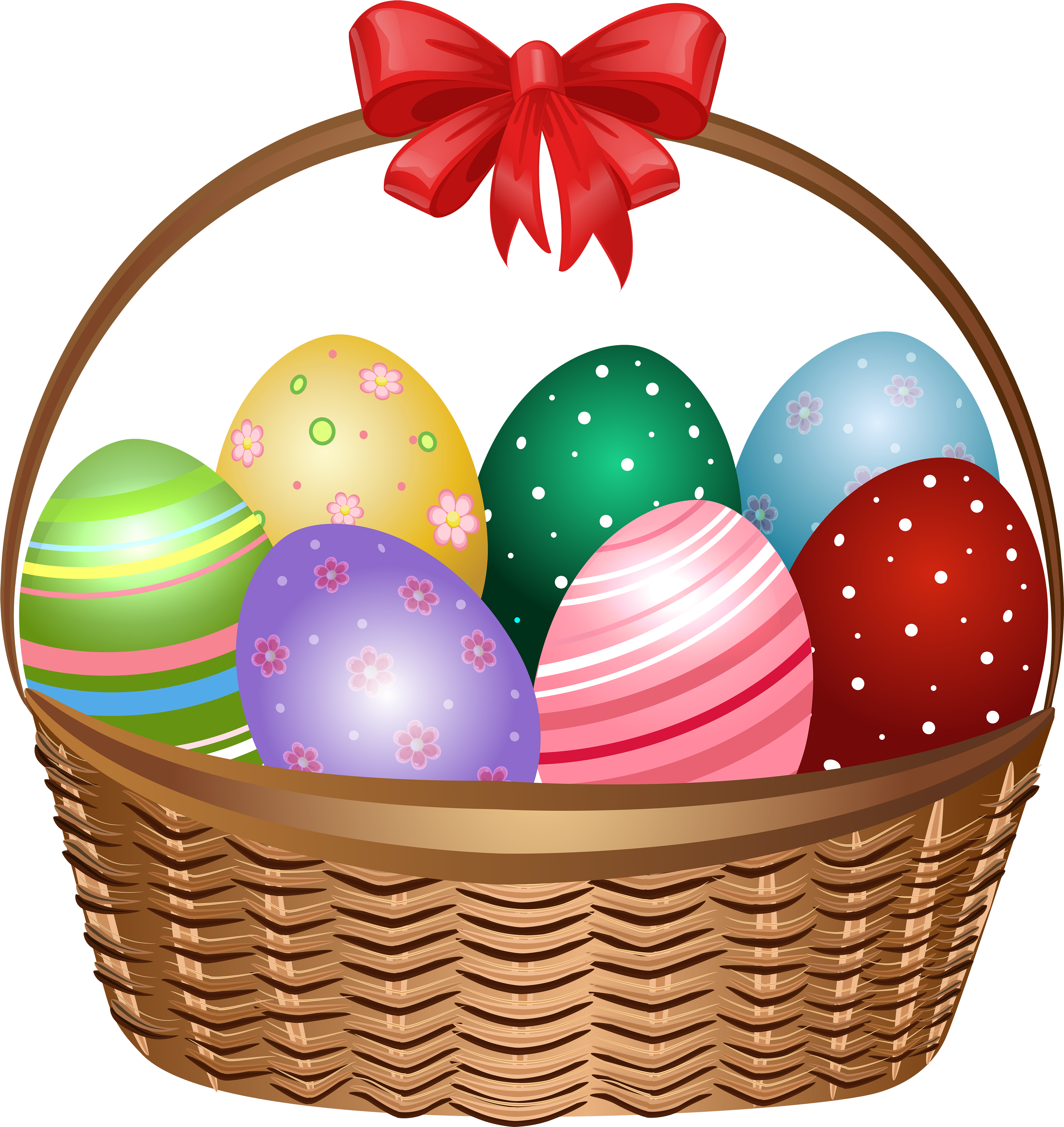 Easter Clipart Transparent Background - Easter Basket Images Clip Art (4721x5000)