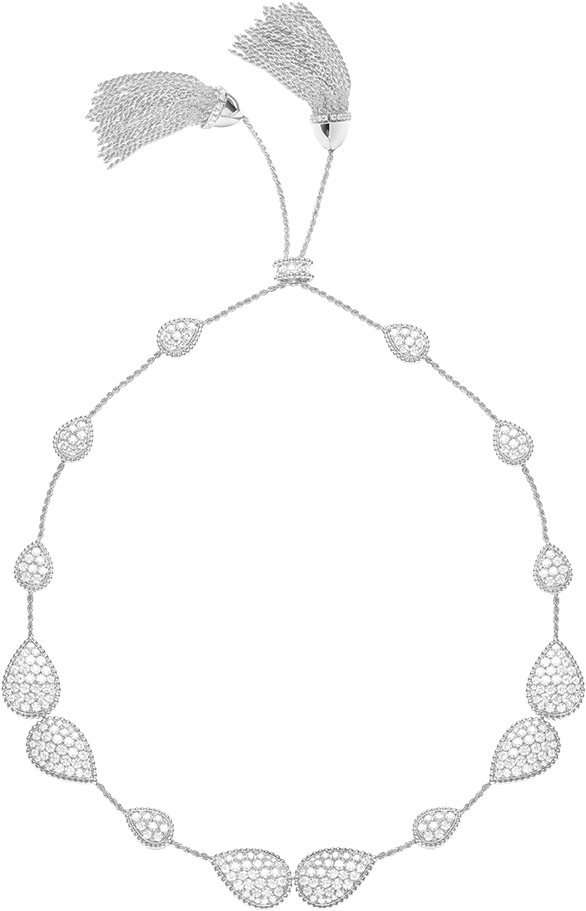 Serpent Boheme Pompon Necklace Necklace Set With Diamonds, - Gold (960x960)