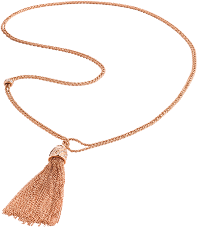 Pink Gold And Diamonds Necklace - Locket (450x540)