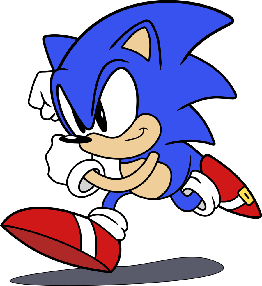 Classic Sonic The Hedgehog By Raindashy - Sonic The Hedgehog Characters (900x983)