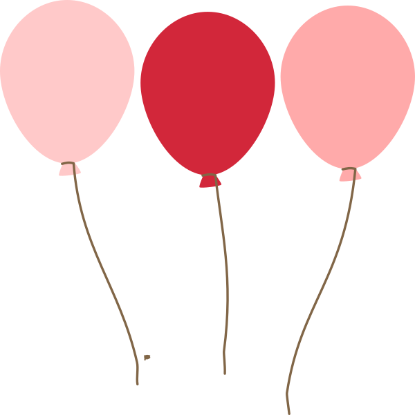 Emmas Blue Balloons Clip Art - Blue (600x601)