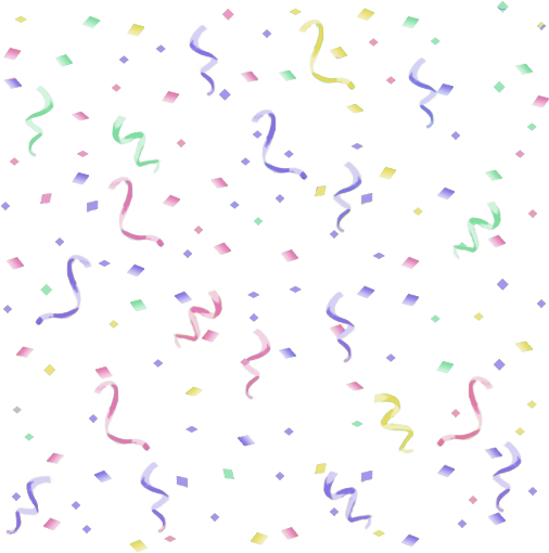 Confetti Cake Clip Art - Confetti Png Clipart (512x512)