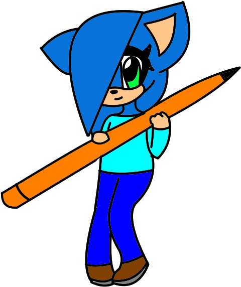 Ready For Drawing By Lois The Hedgehog - Drawing (528x650)