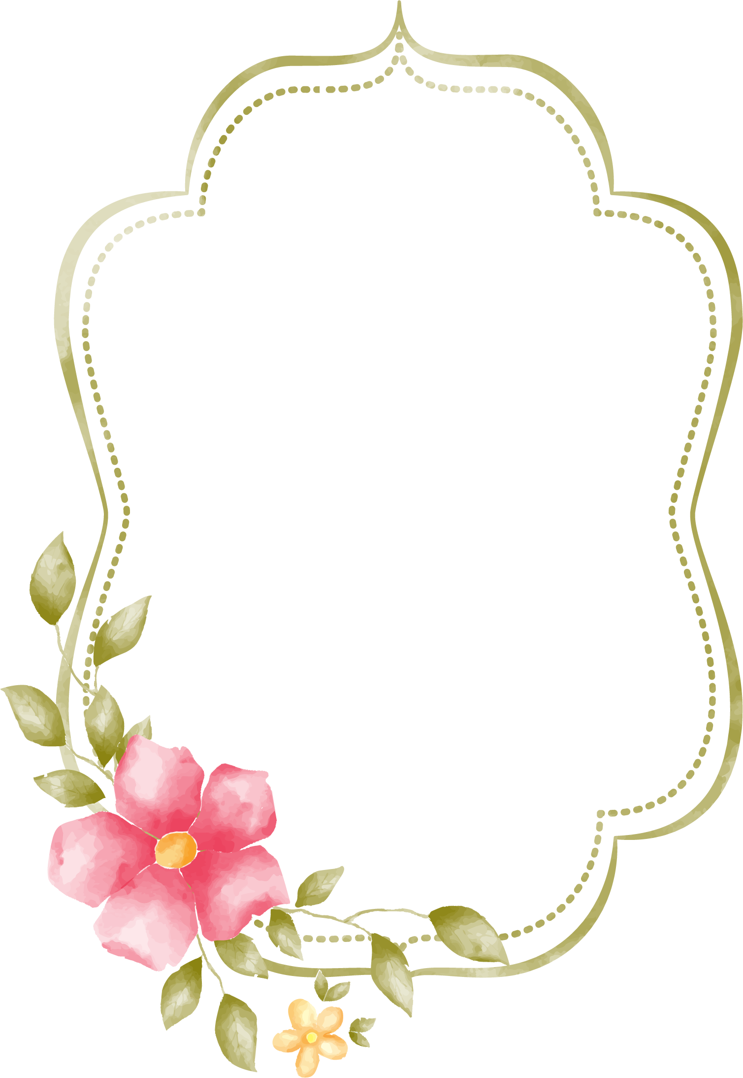 Decorative Border Clipart Png Image 06 - Clip Art (1509x2187)