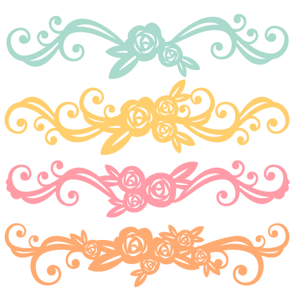 Flower Flourishes Svg Scrapbook Cut File Cute Clipart - Flower Girl Bodysuit. Flower Girl Shirt. Petal Patrol (432x432)