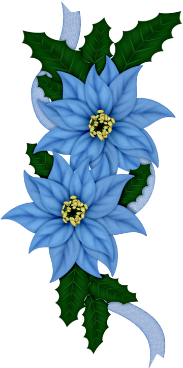 Christmas Flowerschristmas Bellschristmas Clipartchristmas - Traditional Flowers In Bangladesh (404x762)