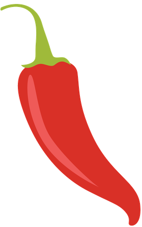 Clip Art - Red Chili Pepper Clip Art (286x457)