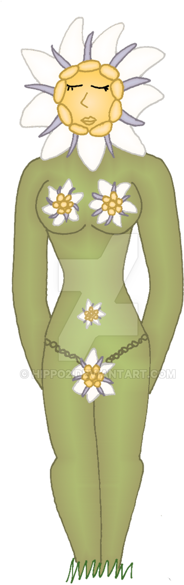 Emperornortonii 7 6 Edelweiss Flowerette By Hippo2 - Cocktail Dress (400x1163)