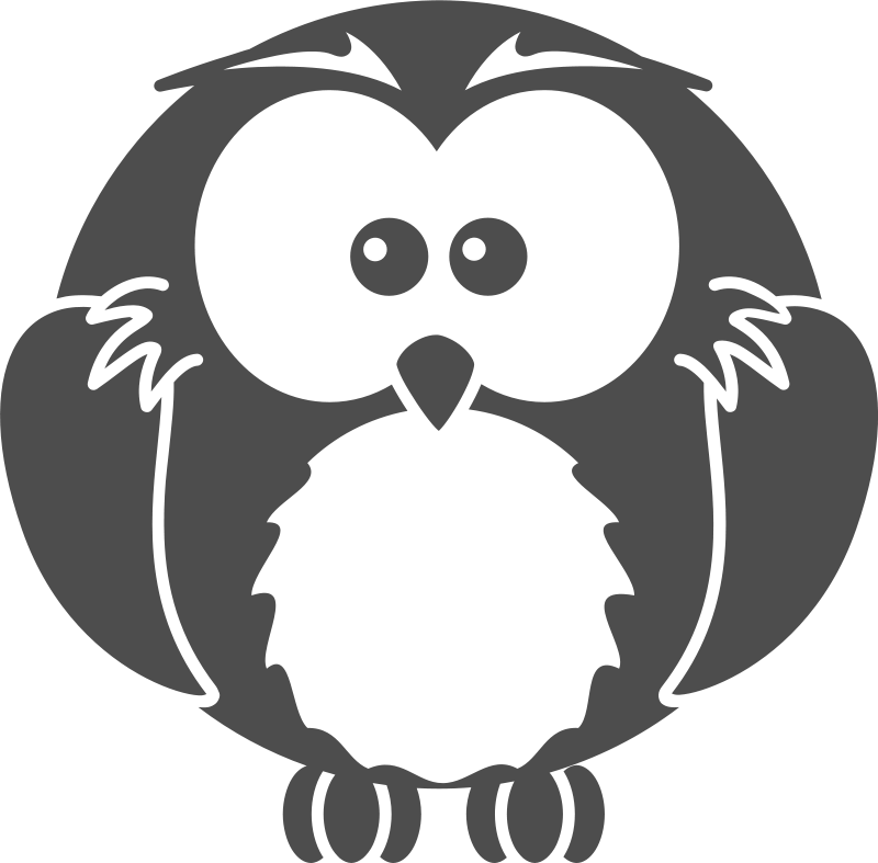 Free Cartoon Owl - Owl With Headphones Clipart (800x787)