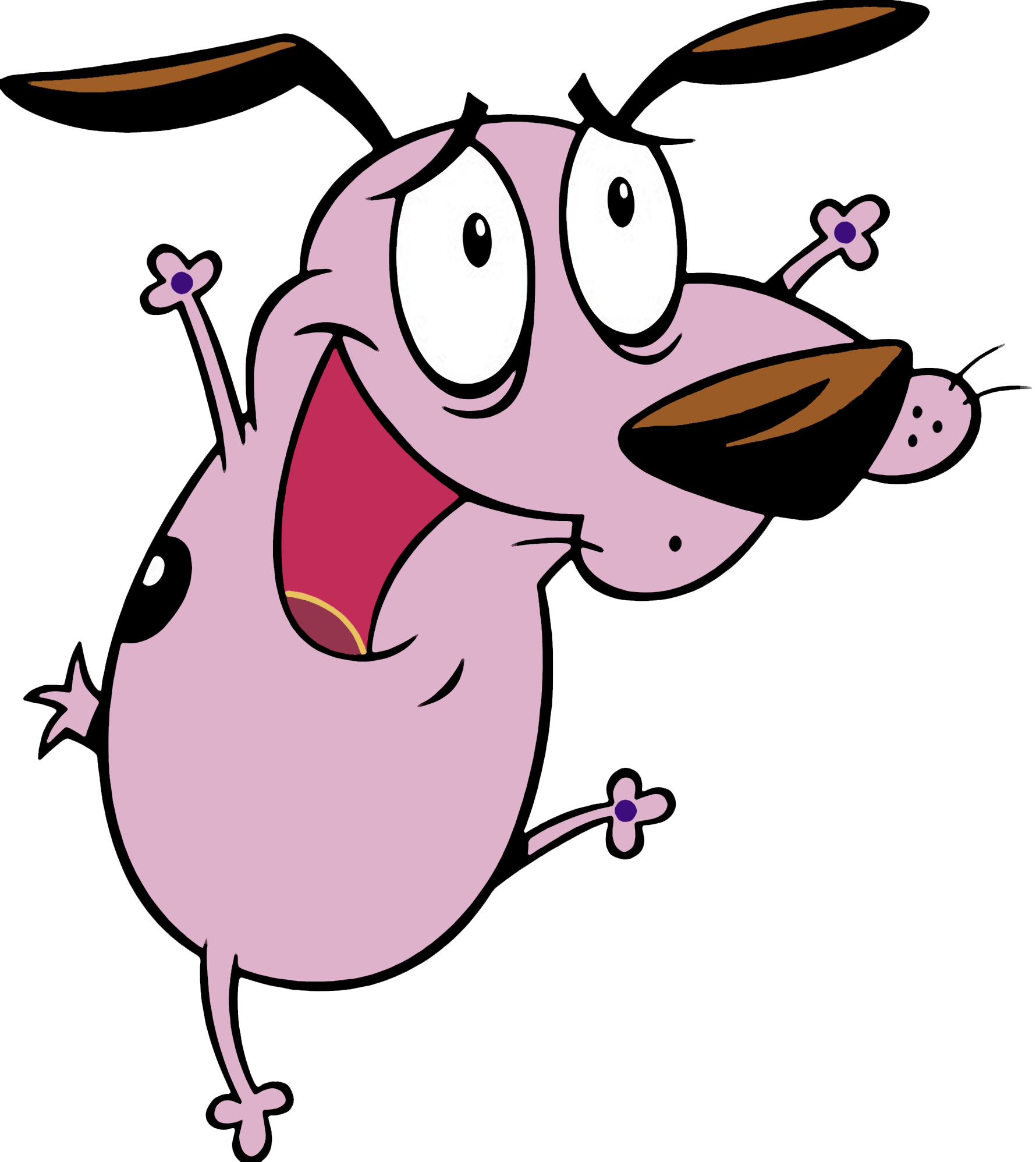 Courage The Cowardly Dog Icon - (1780x1996) Png Clipart Download. 
