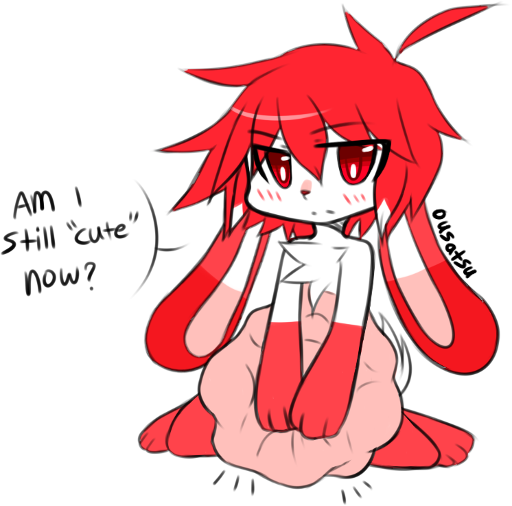 Stubborn Rabbit - Rabbit (746x737)