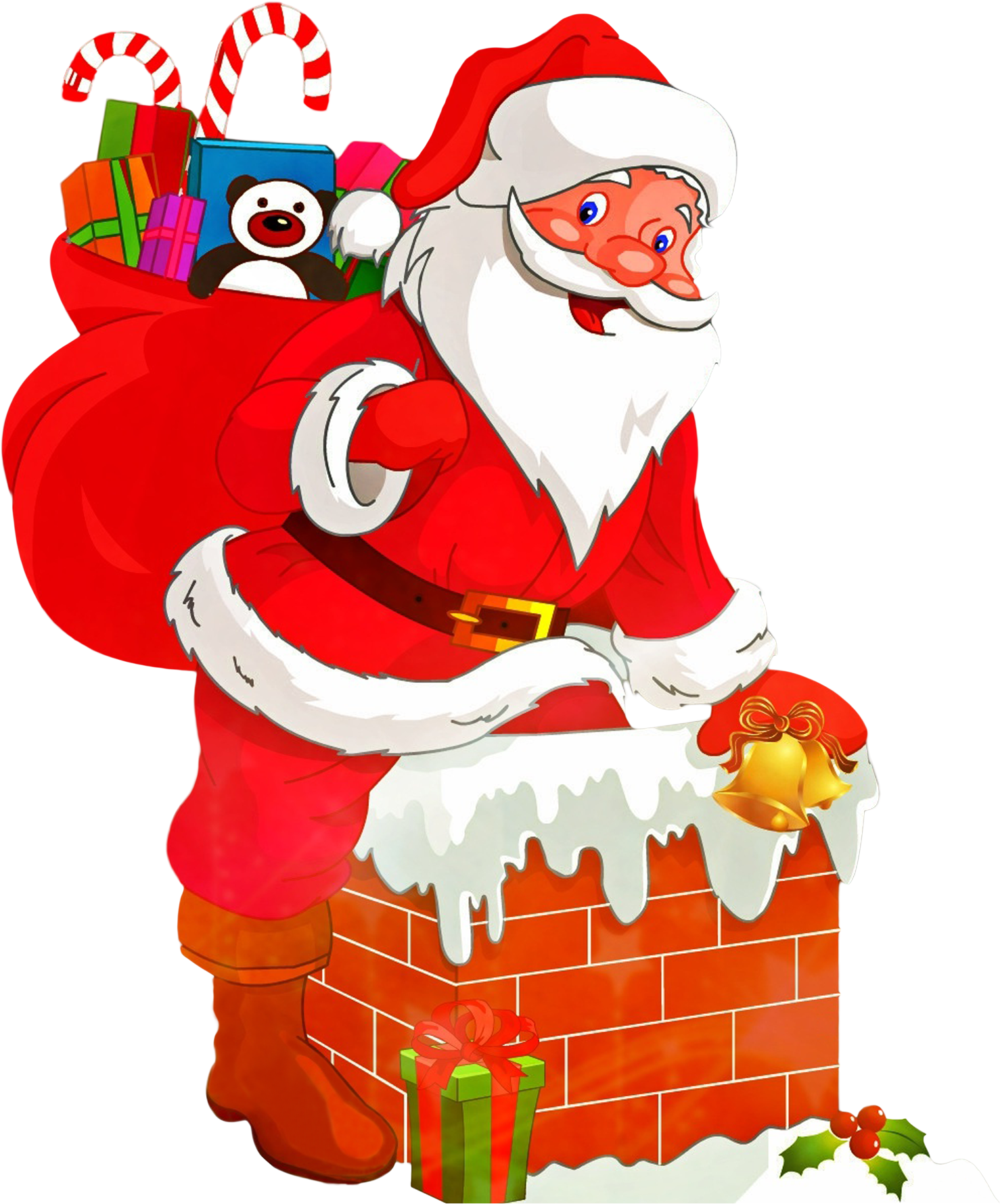 Christmas Santa Claus Png (1580x1844)
