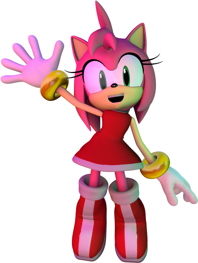 "hey, Sonic - Amy The Hedgehog 3d (800x1067)