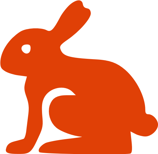 Soylent Red Easter Rabbit Icon - Conejo Icono (512x512)